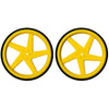 63mm Wheel for TT Motor - Yellow (2pk)