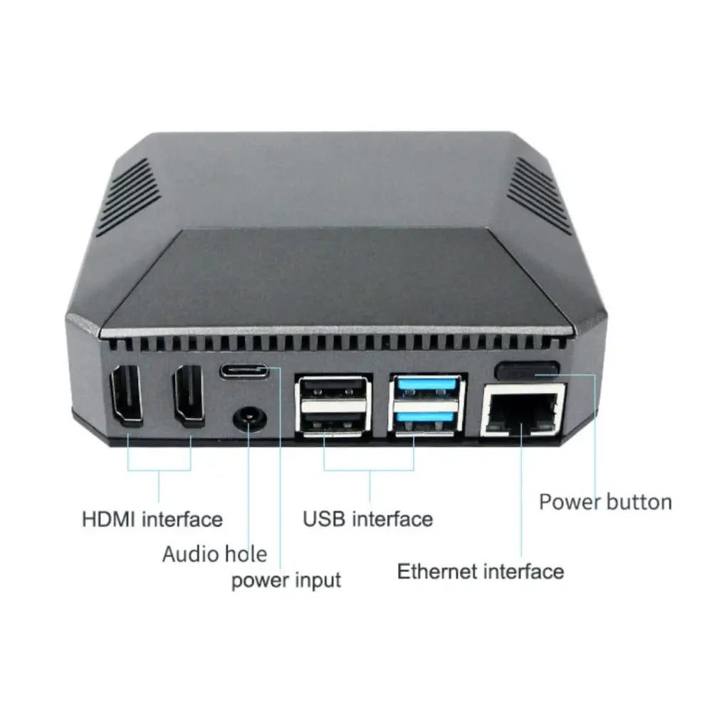 Argon ONE V2 Case w/ Fan & Power Button for Raspberry Pi 4