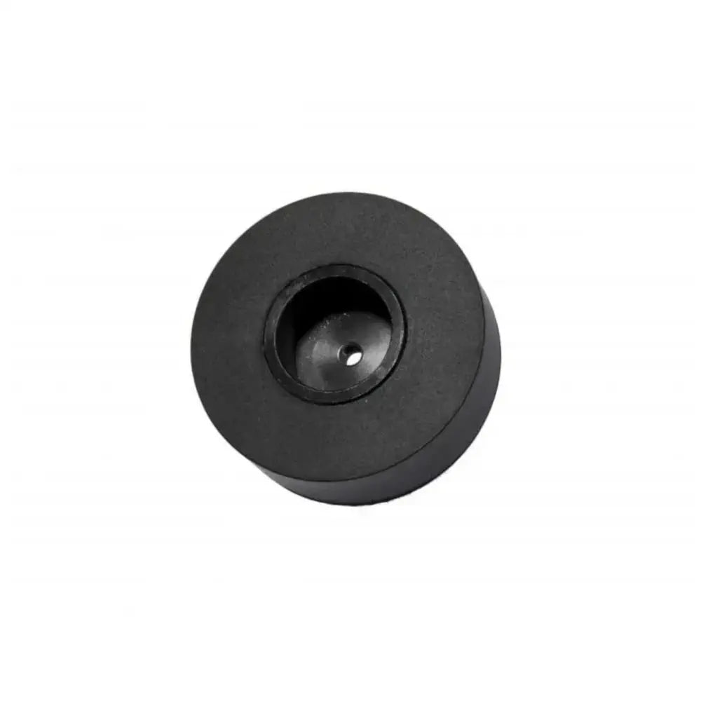 Large Rubber Wheel w/ Hub 38mm Diameter 3mm Shaft Hole Size - Black