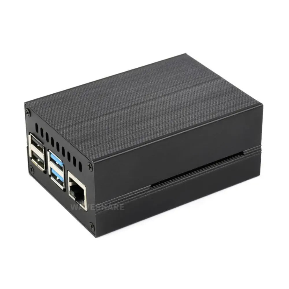 Stripe Cooling Case for Raspberry Pi 4 Built-In Active Radiator w/ Fins