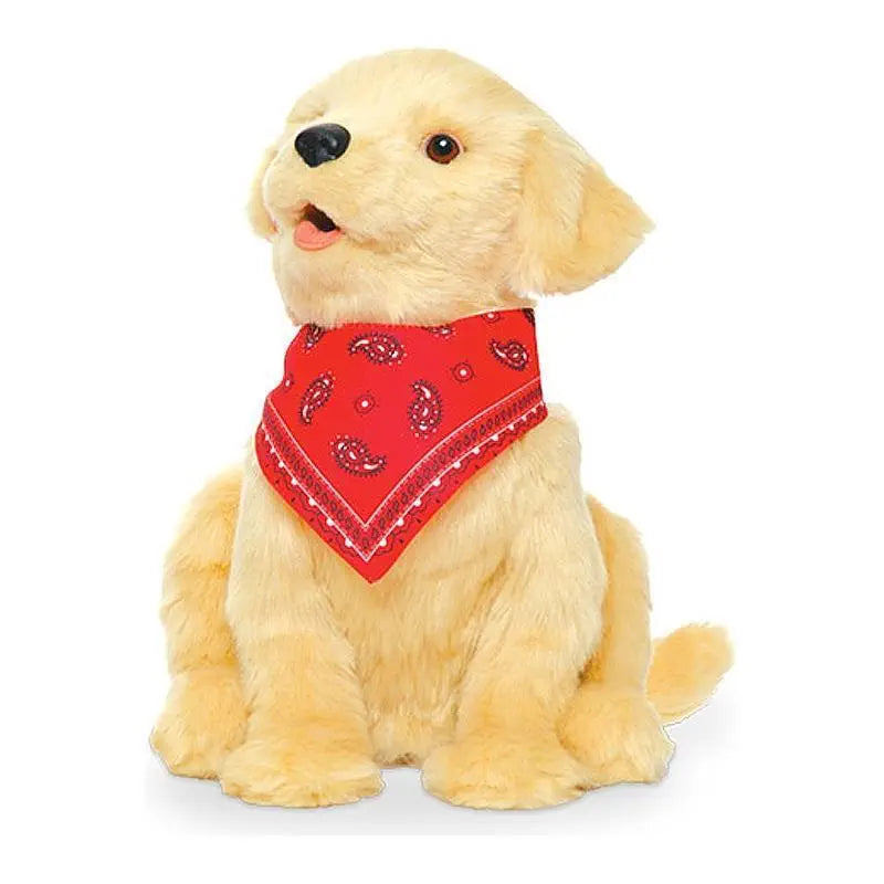 Ageless Innovations Golden Pup Interactive Robot Toy Dog (Open Box)