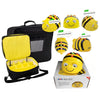 Merconnet Bee Bot See &amp; Say Hive Storage Bag Coding Robot Set - Interactive Rechargeable STEM Learning Toy - Teaches Programming &amp; Problem Solving Skills for Classroom Learning | 6 Robots Ages 3+