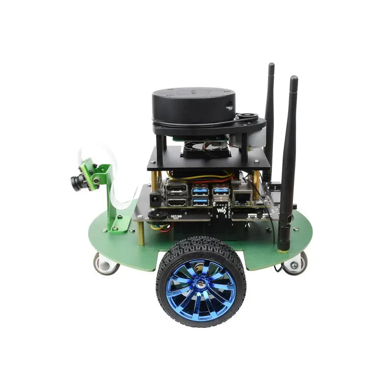 JetBot Pro ROS AI Kit, Dual Controllers w/o Jetson Nano Dev Kit + TF Card & Reader