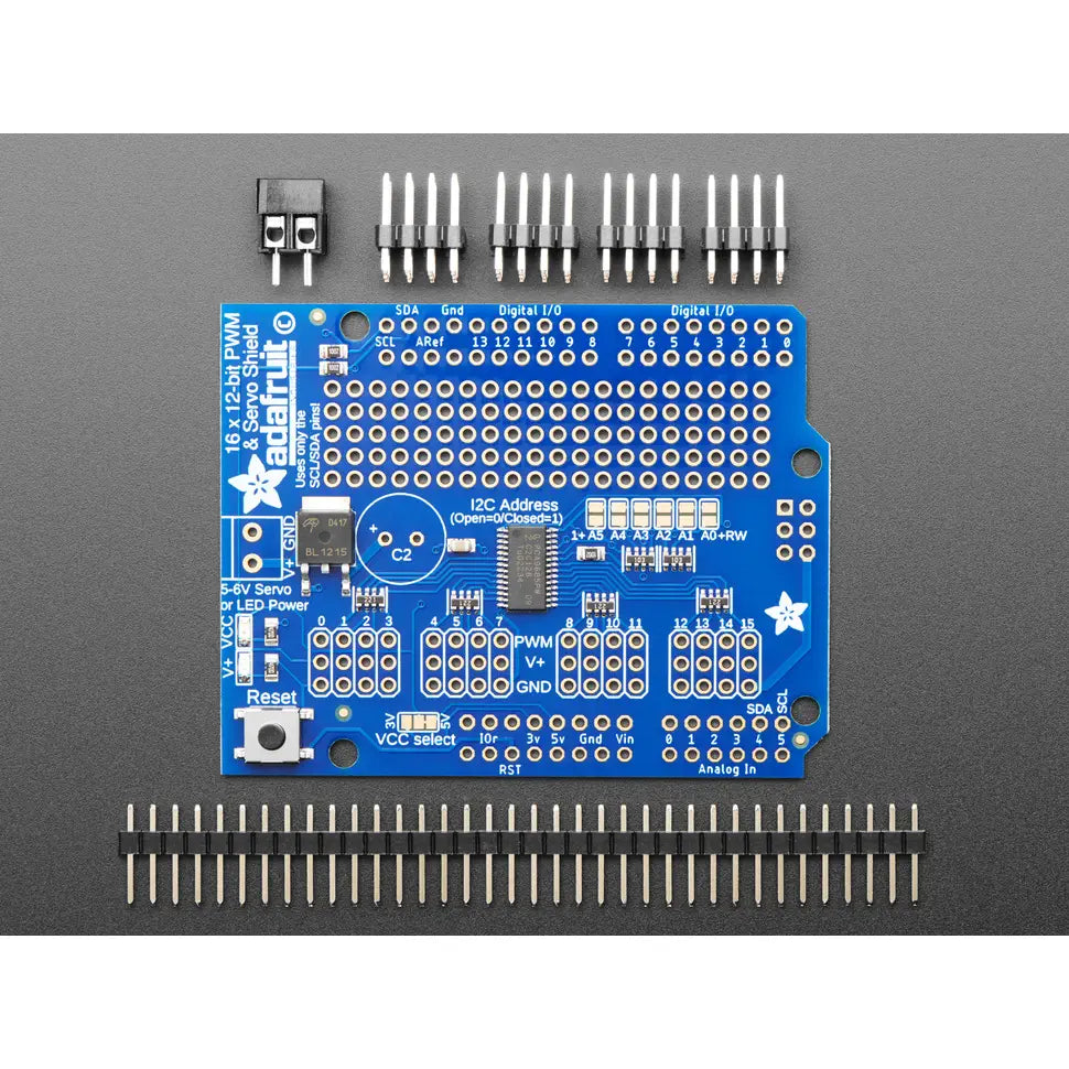 Adafruit 16-Channel 12-bit PWM/Servo Shield - I2C Interface