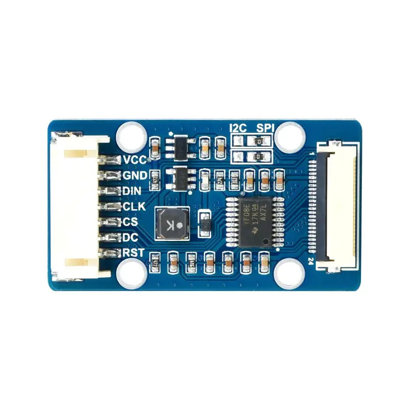 Waveshare 1.51inch Transparent OLED, 128x64, SPI/I2C, Light Blue Display