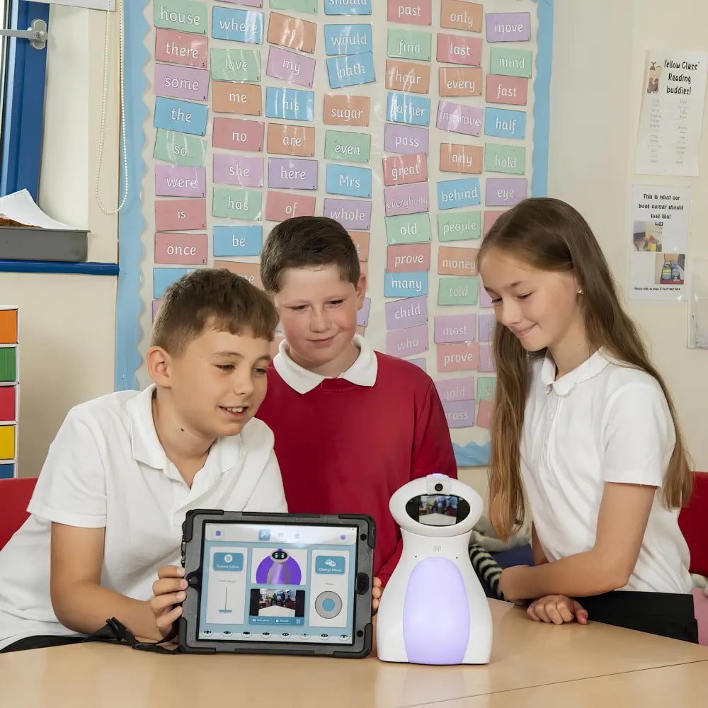 TTS Oti-Bot Coding Robot - Humanoid STEAM Programmable Robot with Camera, Face Recognition &amp; App Control - Cross Curricular Learning for KS1-KS3 - Educational AI Robots