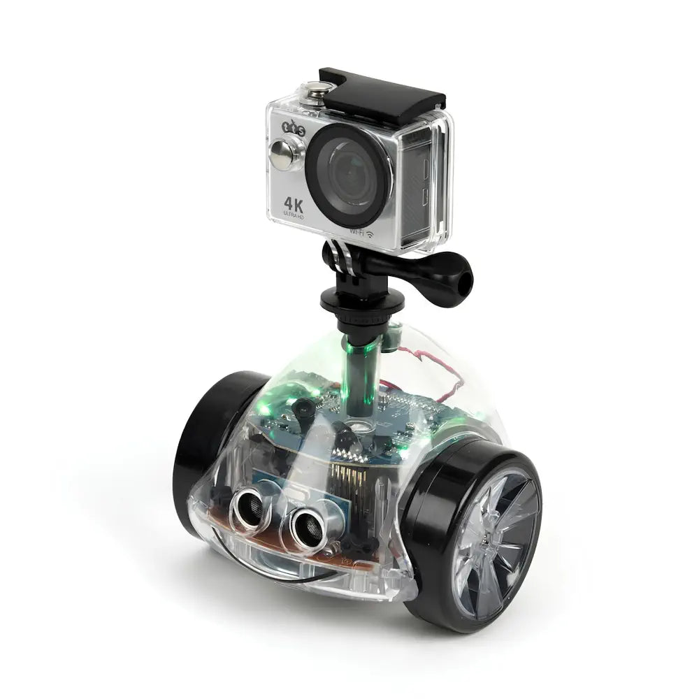 TTS Robot Camera Mount Universal - 10mm Thread Hole Fit - Durable Plastic with Metal Screw - Compatible with InO-Bot &amp; Pro-Bot Coding Robots - Educational Accessory
