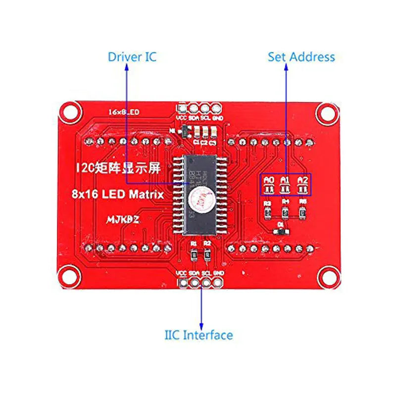 Adeept LED Dot-Matrix Display Module Lattice Screen