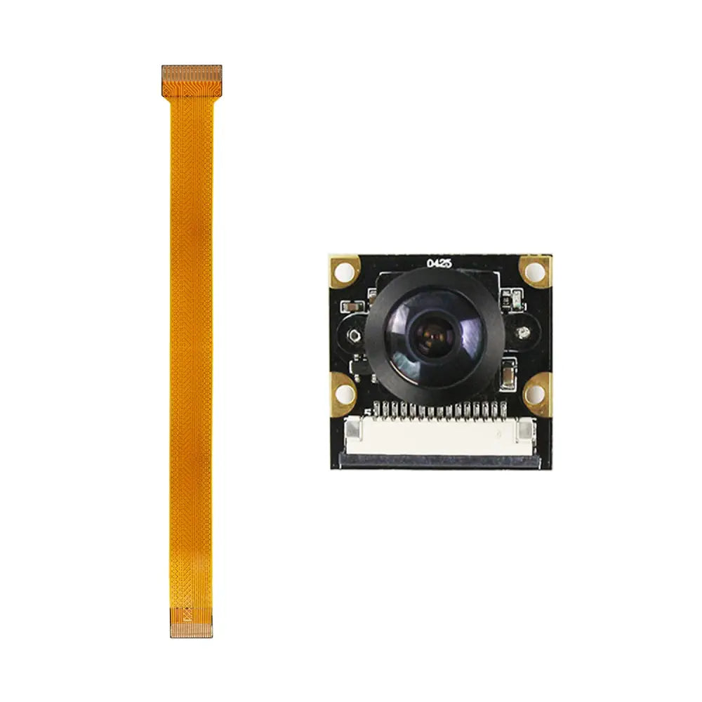 Raspberry Pi 5 160° View Angle Camera IMX219 8MP Free 22Pin-FPC 15CM Connecting Cable and Acrylic Bracket
