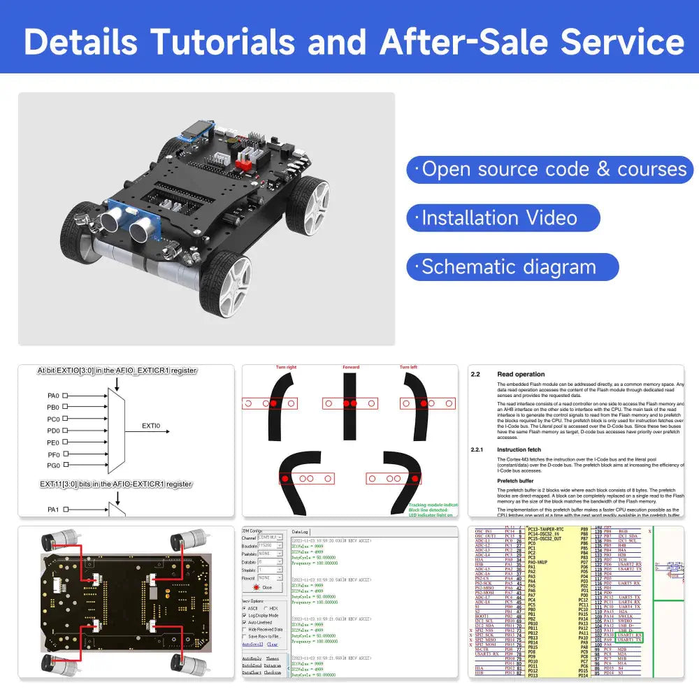 STM32 Smart Car with Multifunctional Development Board