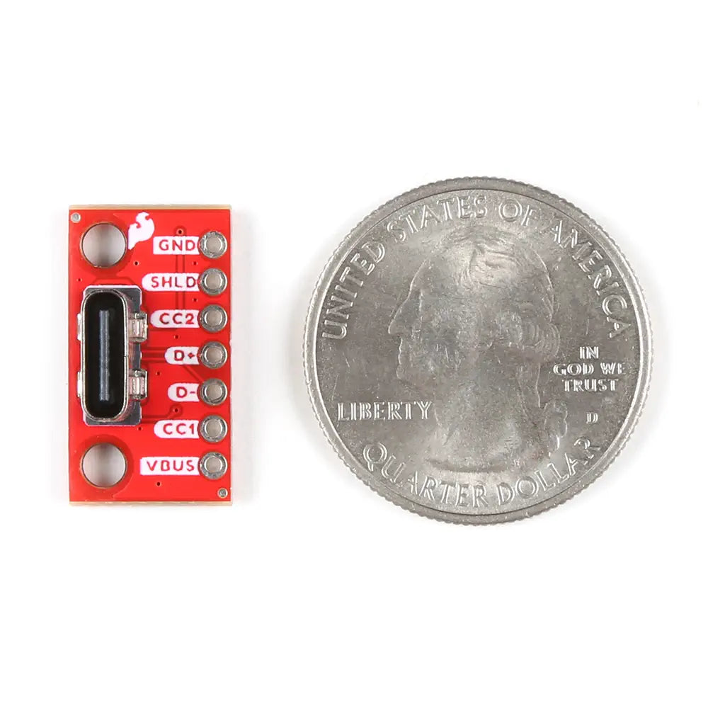 SparkFun Vertical USB-C Breakout