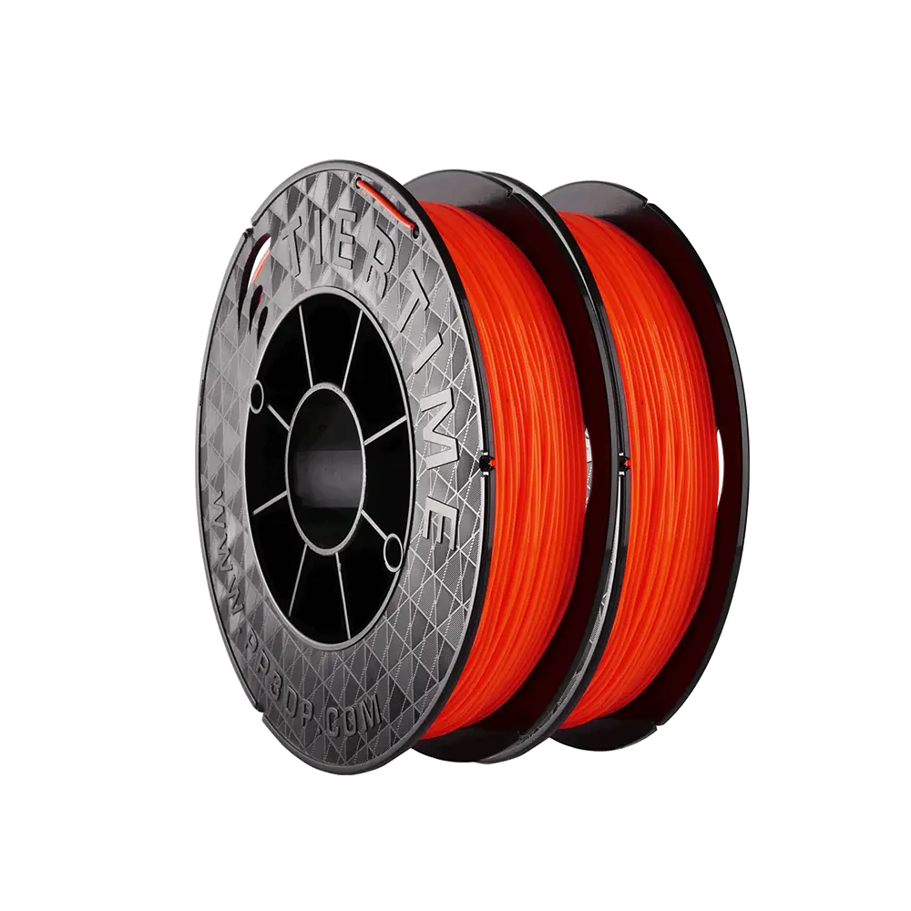 1KG UP Fila PLA for 3D Printer, 1.75mm, 2*500g, Scarlet Orange
