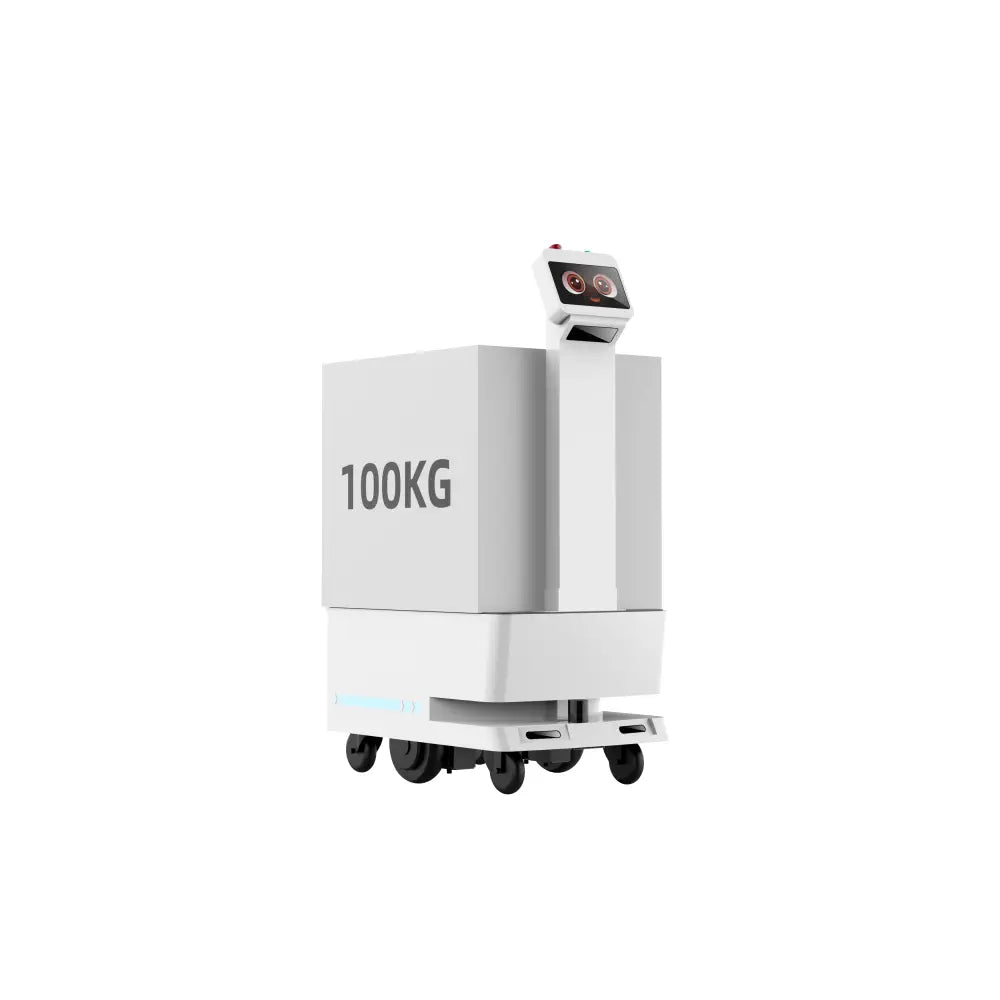 ATEAGO ROBOTIKS S4P ROS AI Robot Carrier 100 KG Payload AGV Logistics Chassis Transport Base Mobile Delivery