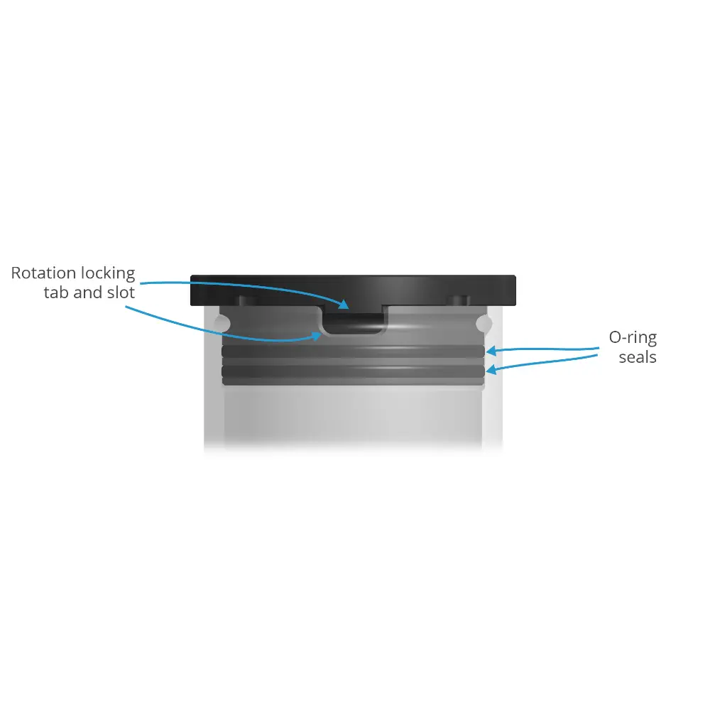 BlueRobotics Watertight Enclosure Tubes - 50 Mm (2") Cast Acrylic Plastic - 300 Mm (11.8") - 150 M