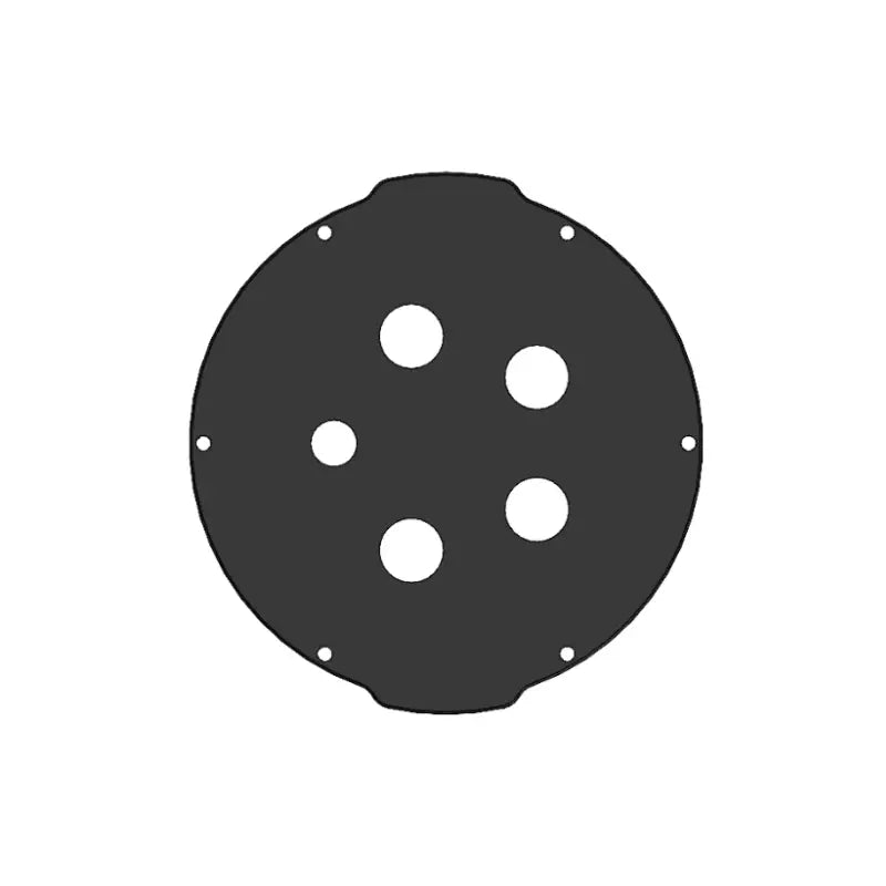 BlueRobotics 100 mm / 4-inch End Cap 4x M14, 1x M10 Holes - 1000m