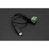 DFRobot 5-Pin Type-C Male to Solderless Terminal Power Cable (30Cm, 5V 2A Output)