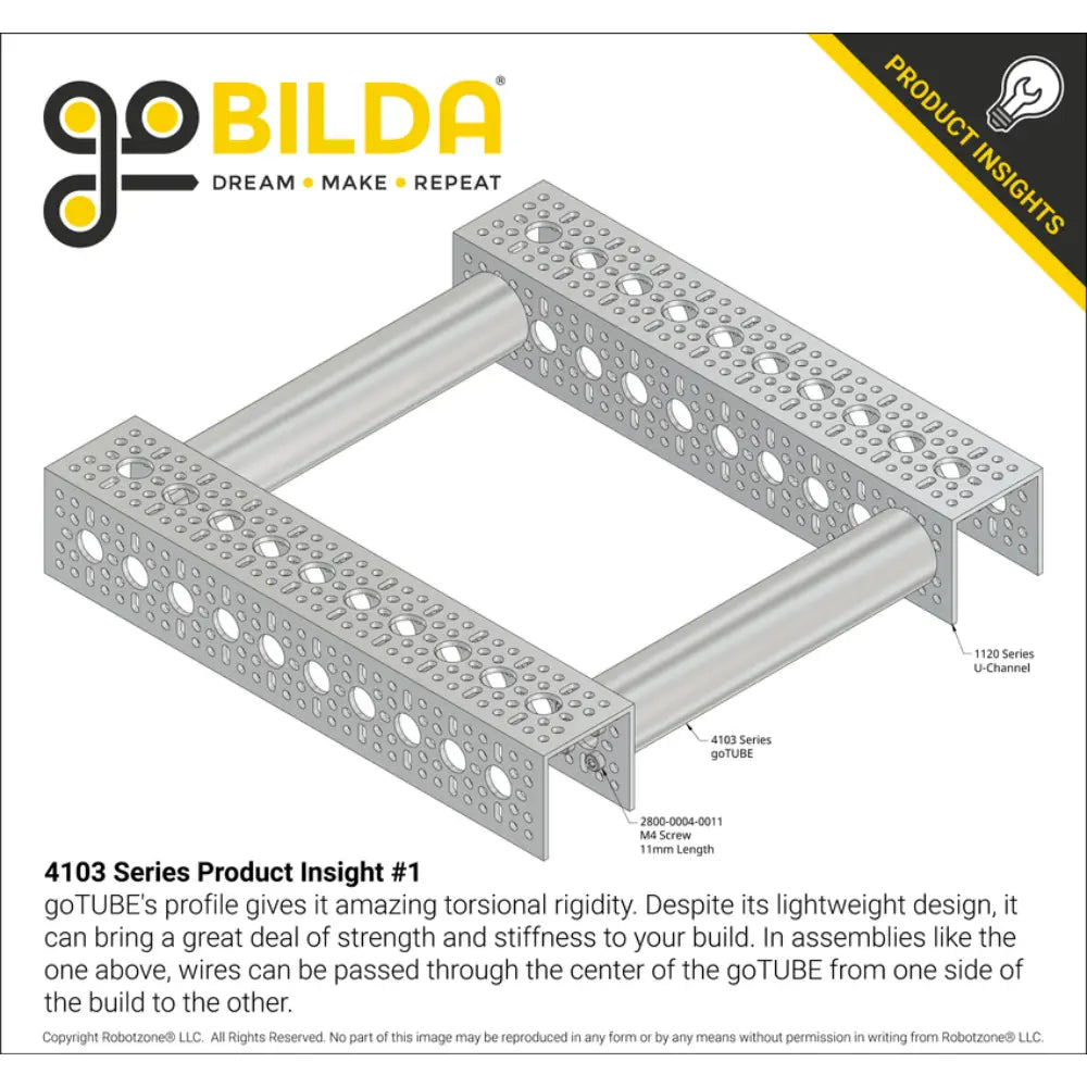 ServoCity 4103 Series goTUBE (384mm Length)