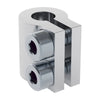 ServoCity 4000 Series Clamping Shaft Coupler (6mm Round to 0.25-inch Round Bore)