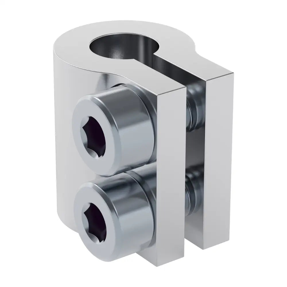 ServoCity 4000 Series Clamping Shaft Coupler (6mm Round to 0.25-inch Round Bore)