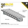 ServoCity 1103 Series L-Beam 3 Hole, 24mm Length (2x)