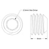 ServoCity 2806 Series Cup-Point Set-Screw M5 x 0.8mm, 4mm (25x)