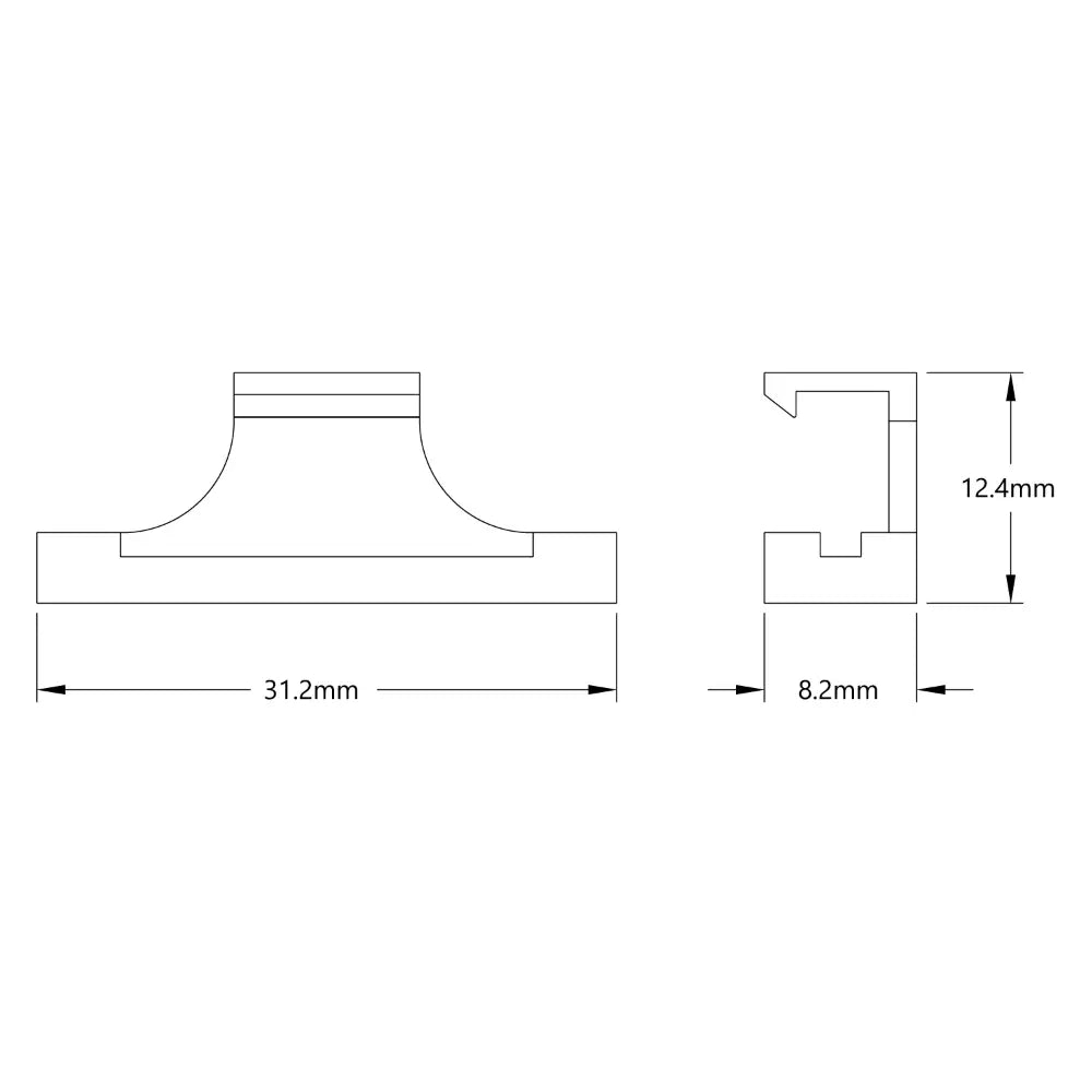 ServoCity Servo Connector Clip (Yellow) - 6 Pack