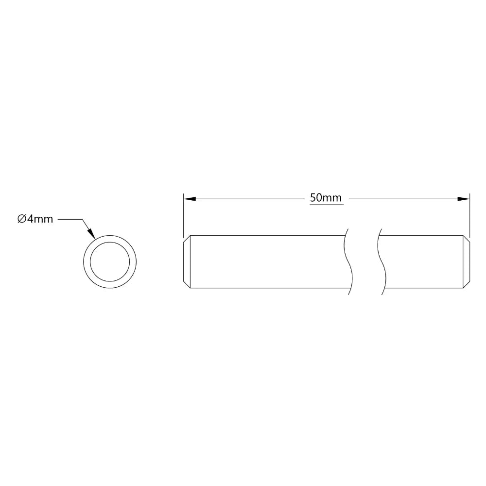 ServoCity 4mm Shaft (50mm Length)