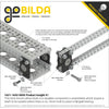 ServoCity 5mm Bore Flat Pillow Block (16mm x 32mm Mounting Pattern) - 2 Pack