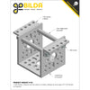 ServoCity 1103 Series L-Beam (10 Hole, 80mm Length) - 2 Pack