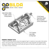 ServoCity 1-Side, 2-Post Pillow Block (32mm Bore)
