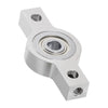 ServoCity 4mm Bore 2-Side, 1-Post Pillow Block (43mm Width)