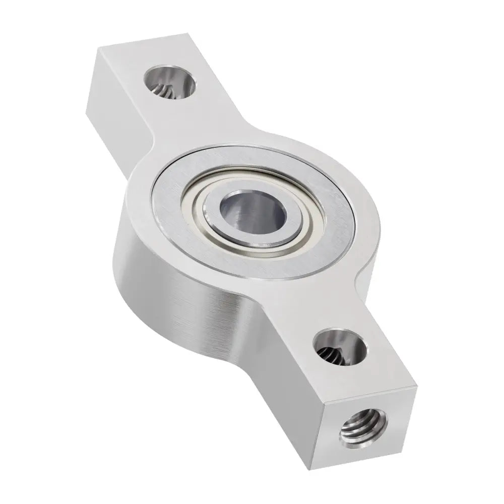ServoCity 4mm Bore 2-Side, 1-Post Pillow Block (43mm Width)