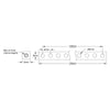 ServoCity 1106 Series Square Beam (17 Hole, 136mm Length)
