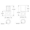 ServoCity 6mm Bullet Connector Pack (Male x 2, Female x 2)