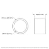 ServoCity 1522 Series 8mm ID Spacer (10mm OD, 7mm Length) - 4 Pack