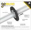 ServoCity Plastic Hub-Mount Disc (32mm Bore, 96mm Diameter)