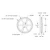 ServoCity 0.1227" Pitch, 30 Tooth Nylon Servo Sprocket W/ 25 Tooth Spline