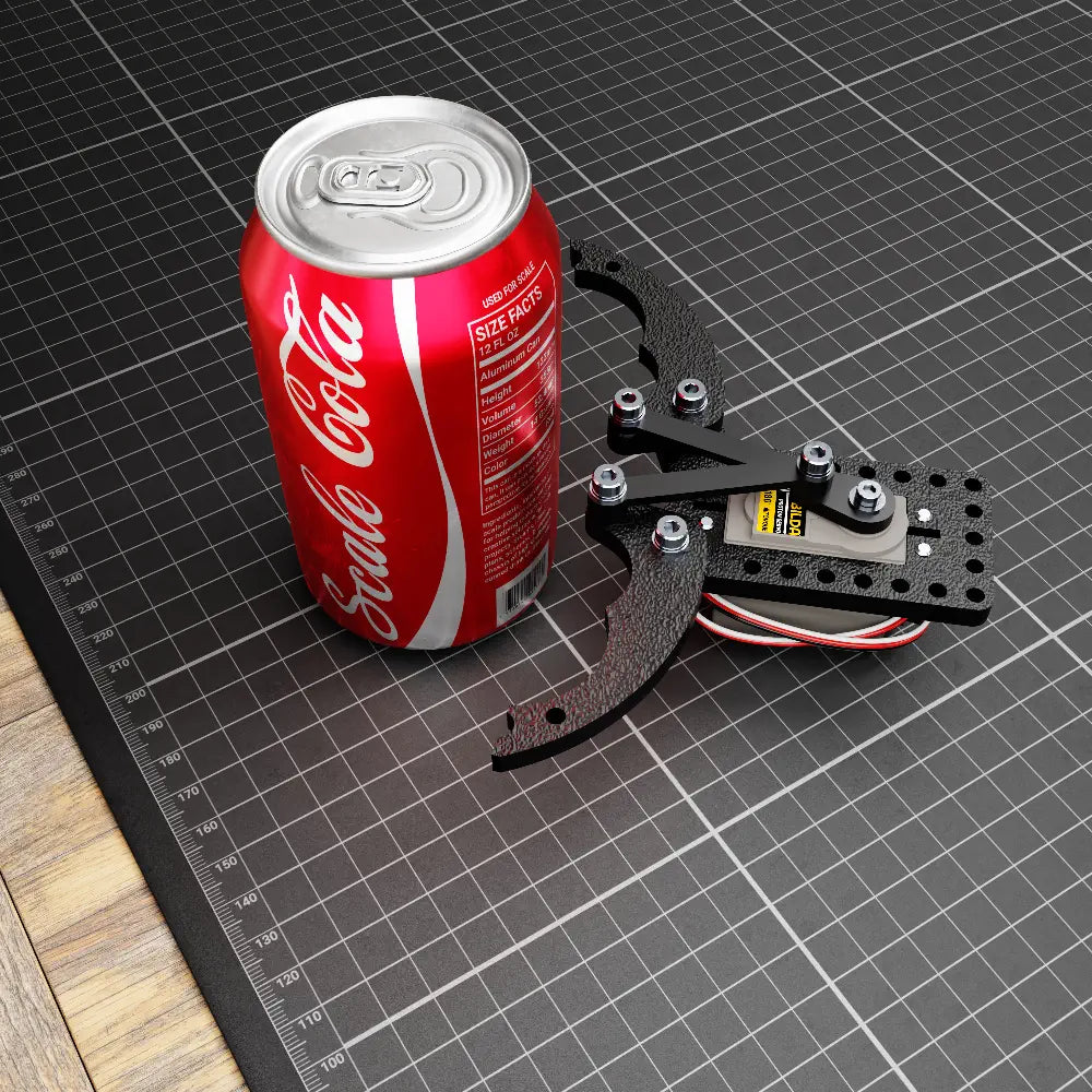 ServoCity Servo-Driven Gripper Kit (Servo Included)