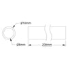 ServoCity 4100 Series Tube (8mm ID x 10mm OD, 200mm Length)