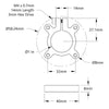 ServoCity 1302 Series Clamping Hub (1" Bore)