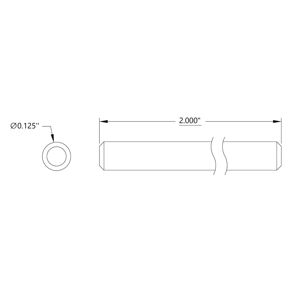 ServoCity 1/8" Shaft (2" Length)