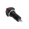ServoCity Latching SPST Square Push Button Switch (Red)