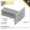 ServoCity 1116 Series Grid Plate (5 x 11 Hole, 40 x 88mm)