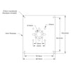 Motor Controller Mount for Basic Micro RoboClaw 2x60A