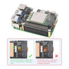 PCIe to minipcie / Gigabit Ethernet / USB 3.2 Gen1 HAT for Raspberry Pi 5, Supports minipcie Interface 4G Module, High-Speed Networking, Raspberry Pi 5 HAT