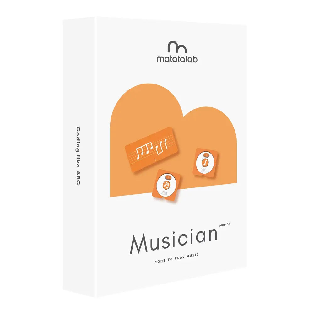 Matatalab Musician Add-on Coding Set Expansion Kit - Music Learning Blocks STEM Creative Coding Toy for Kids - Compose Songs, Learn Notes &amp; Rhythm - Educational Music Kit
