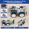 SunFounder PiCar- X Smart Robot Car Kit - Raspberry Pi Compatible, AI Video, FPV Camera, Line Tracking &amp; Obstacle Avoidance - STEM Coding Robotics for Beginners (Battery Not Included)