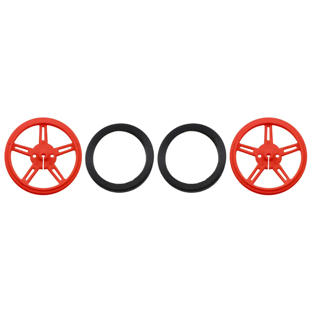 Pololu Wheel 60×8mm Pair - Red