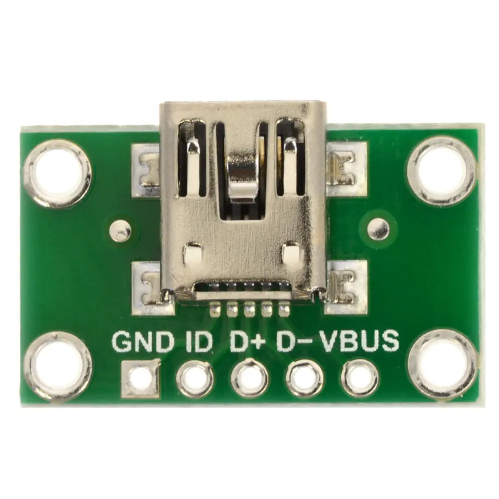 Pololu USB Mini-B Connector Breakout Board