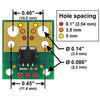 Pololu ACS72981ELRATR-200B5 Current Sensor Compact Carrier -200A to +200A, 5V